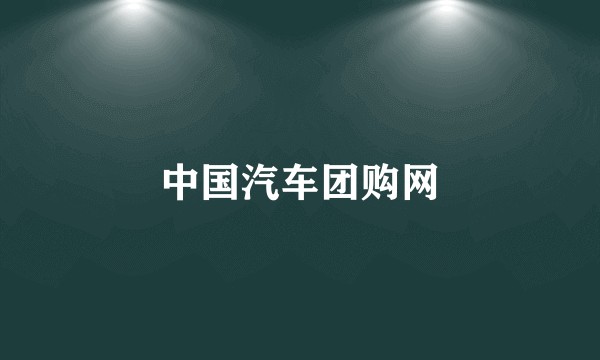 中国汽车团购网