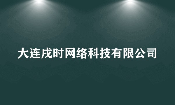 大连戌时网络科技有限公司