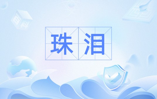 珠泪（汉语词汇）