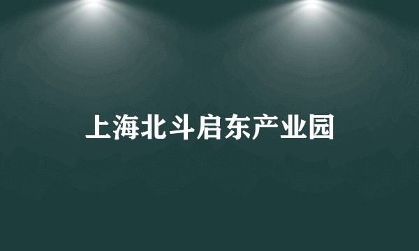 上海北斗启东产业园