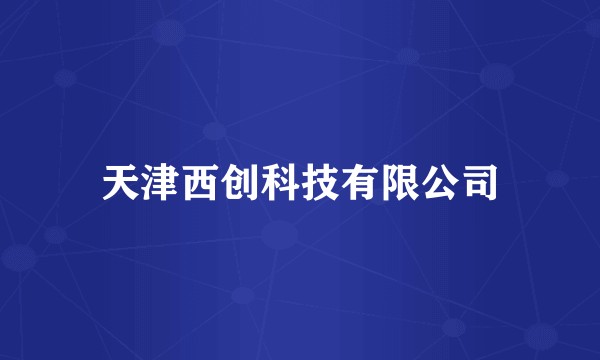 天津西创科技有限公司