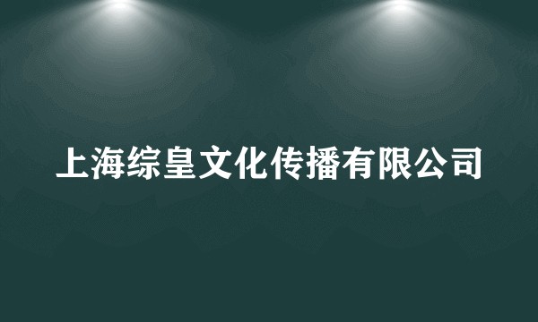 上海综皇文化传播有限公司
