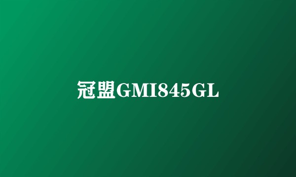 冠盟GMI845GL