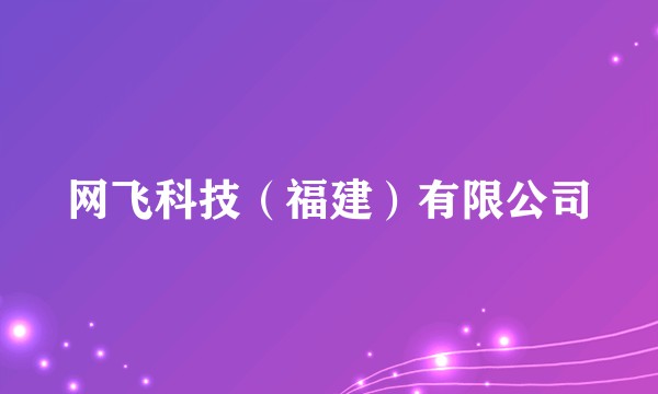 网飞科技（福建）有限公司