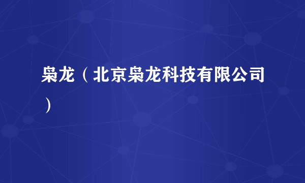 枭龙（北京枭龙科技有限公司）