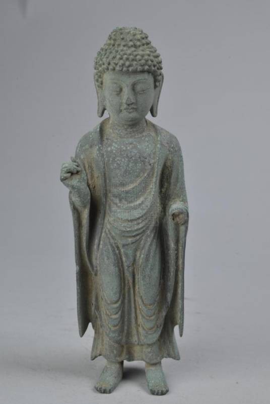 清铜佛像
