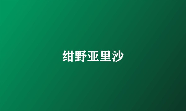 绀野亚里沙