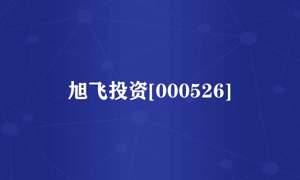旭飞投资[000526]