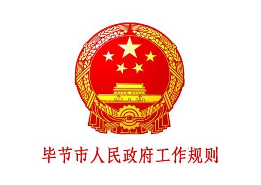 毕节市人民政府工作规则