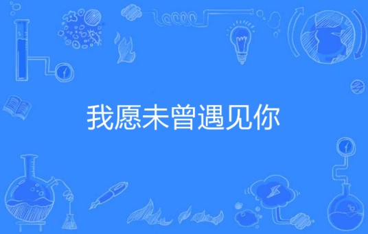 我愿未曾遇见你（小蜜蜂所著小说）