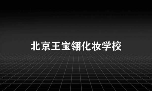 北京王宝翎化妆学校