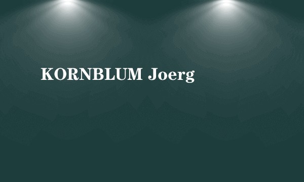 KORNBLUM Joerg
