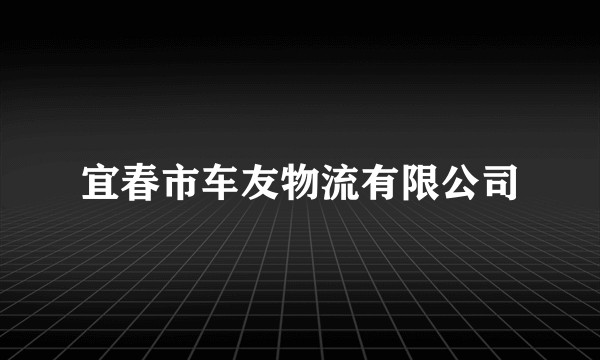 宜春市车友物流有限公司