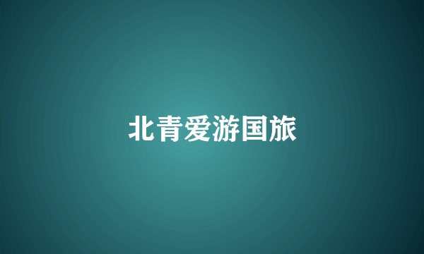 北青爱游国旅