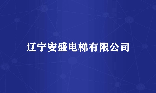 辽宁安盛电梯有限公司
