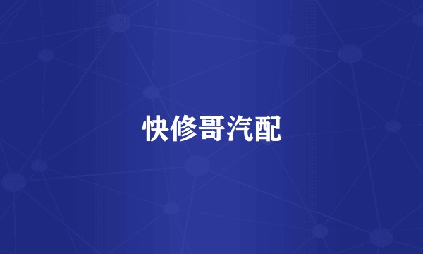 快修哥汽配