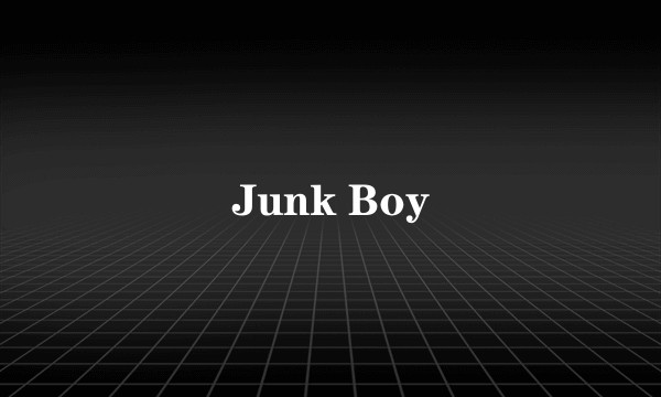 Junk Boy