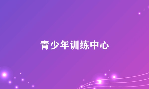 青少年训练中心