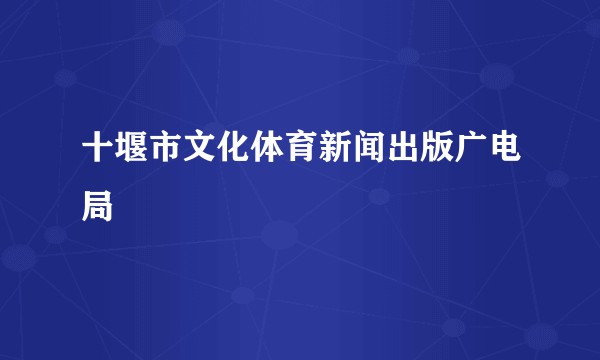 十堰市文化体育新闻出版广电局