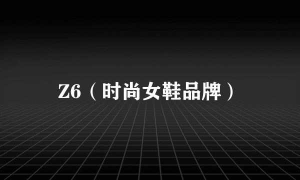 Z6(时尚女鞋品牌)
