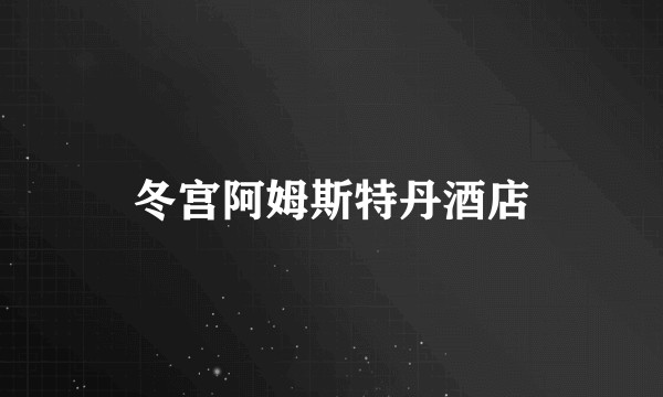 冬宫阿姆斯特丹酒店