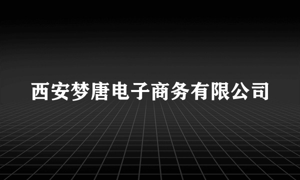 西安梦唐电子商务有限公司