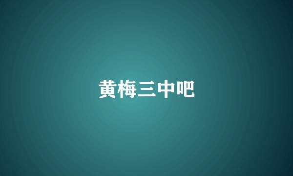 黄梅三中吧