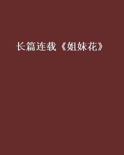 长篇连载《姐妹花》