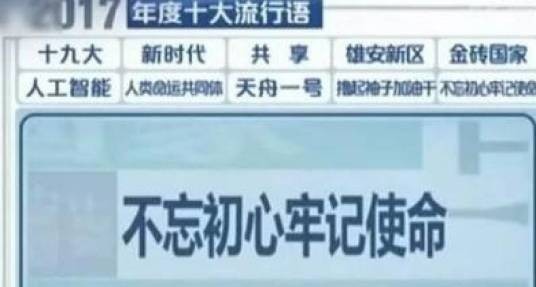 2017年度中国媒体十大流行语
