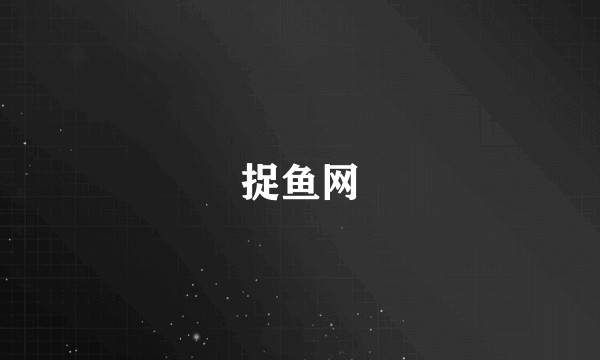 捉鱼网