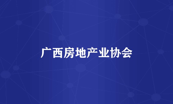 广西房地产业协会