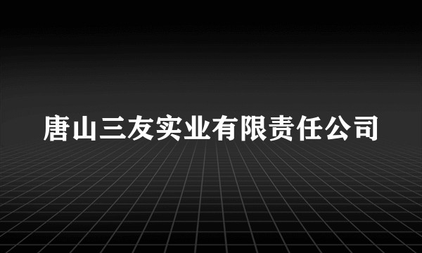 唐山三友实业有限责任公司