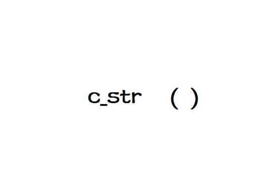 c_str