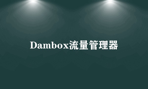 Dambox流量管理器