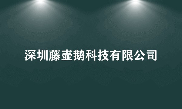 深圳藤壶鹅科技有限公司