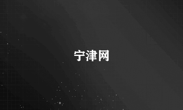 宁津网