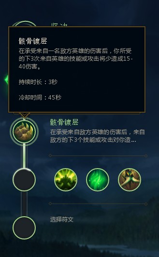 骸骨镀层