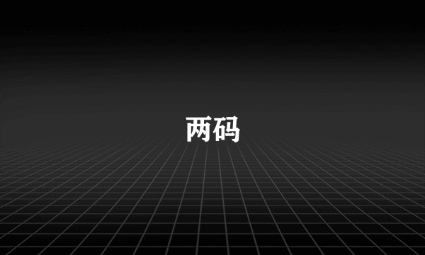 两码