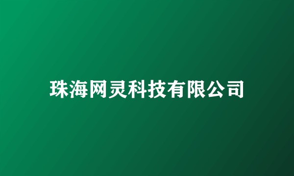 珠海网灵科技有限公司