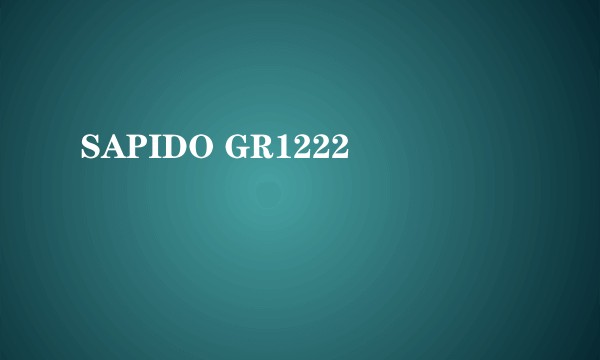 SAPIDO GR1222