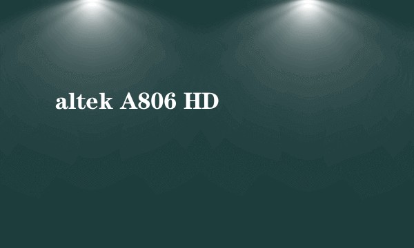 altek A806 HD