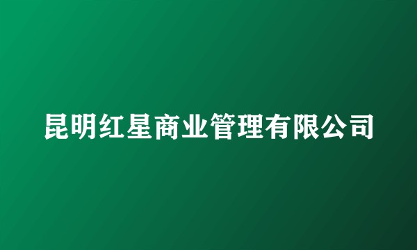 昆明红星商业管理有限公司