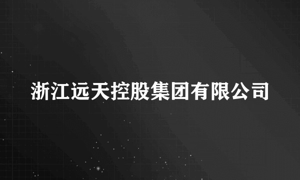 浙江远天控股集团有限公司