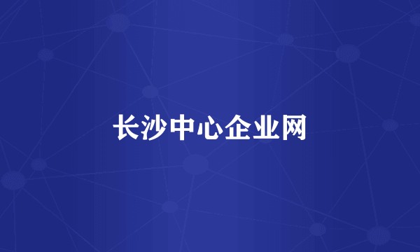 长沙中心企业网