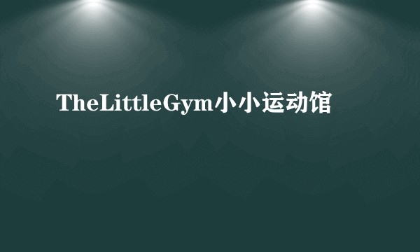 TheLittleGym小小运动馆