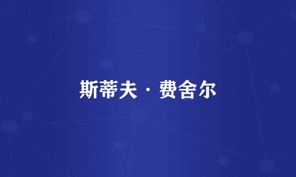 斯蒂夫·费舍尔
