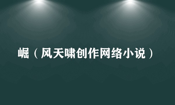 崛（风天啸创作网络小说）