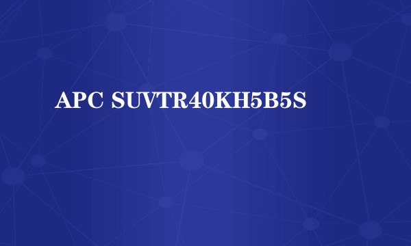 APC SUVTR40KH5B5S