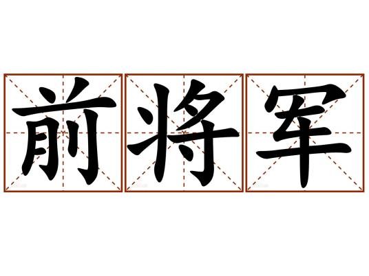 前将军