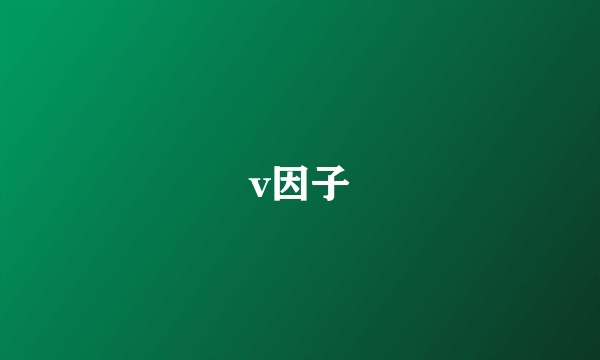 v因子